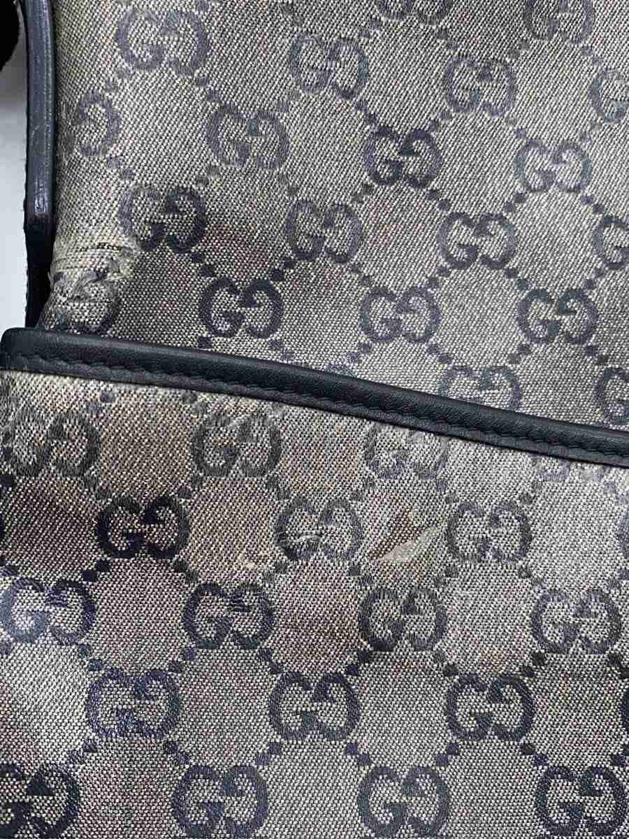 GUCCI Shoulder Bag_GG Crystal Canvas BRW Surface With Fabric Deterioration 7