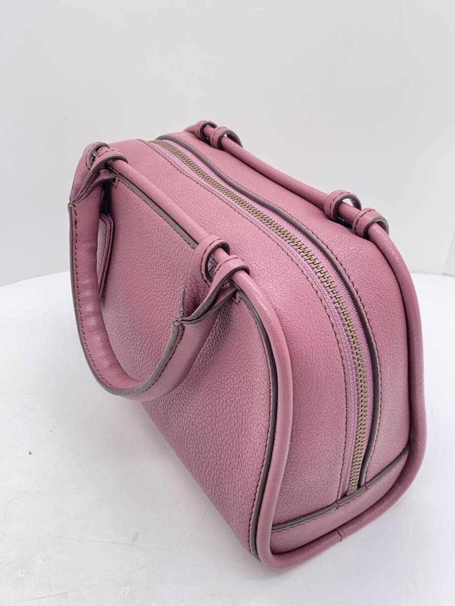 MOTHERHOUSE Shoulder Bag Cowhide PNK Solid 2