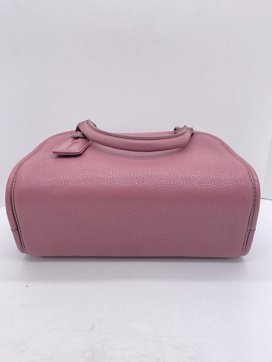 MOTHERHOUSE Shoulder Bag Cowhide PNK Solid 4