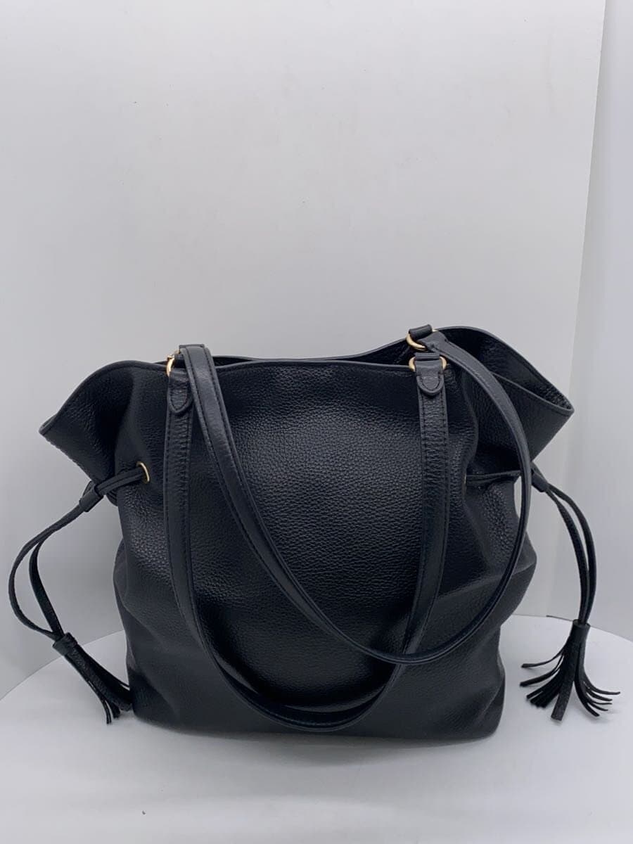 COACH Tote Bag Leather BLK Solid G2279 3
