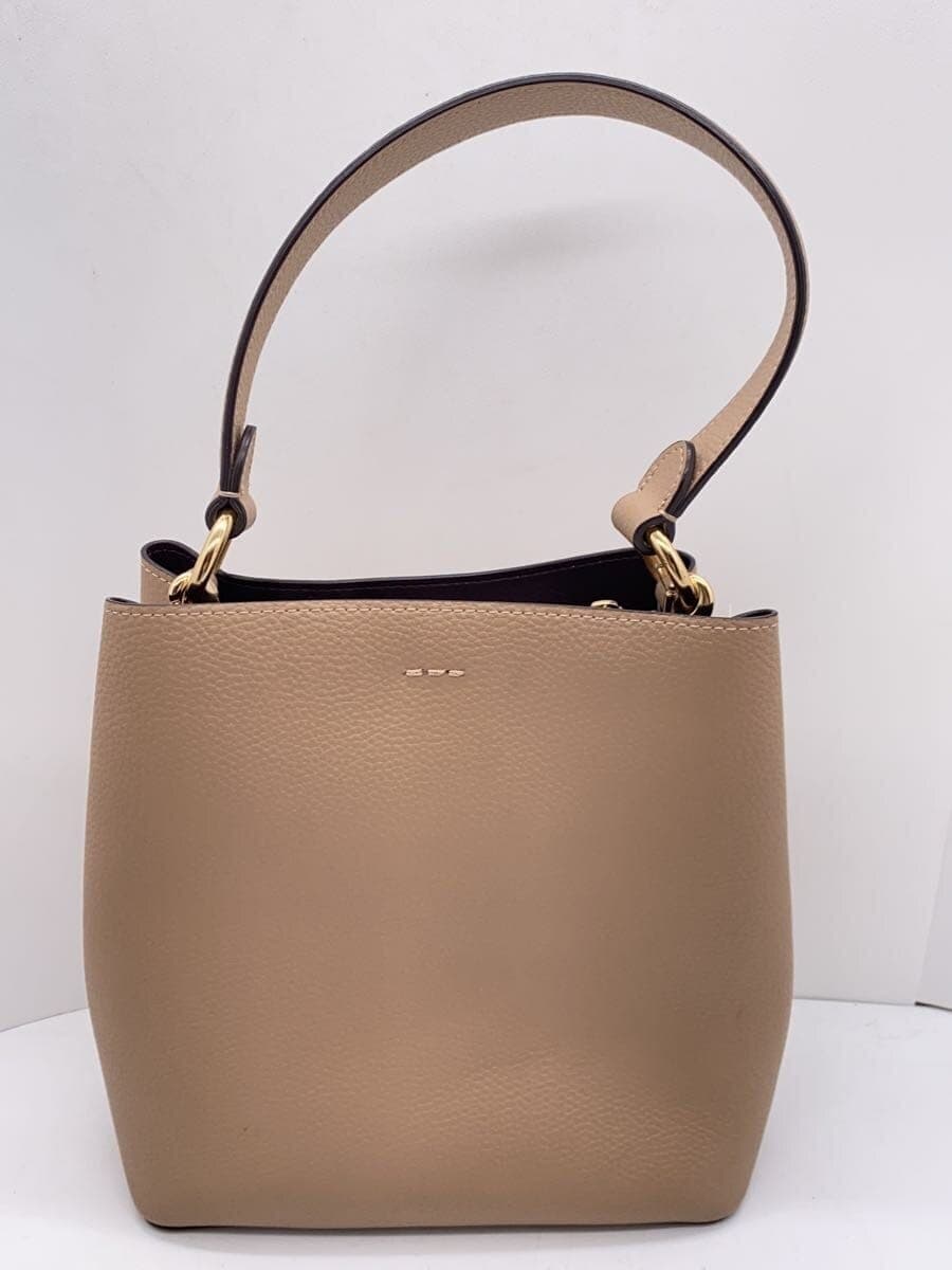 COACH Handbag Leather BEG e2180-1011 3