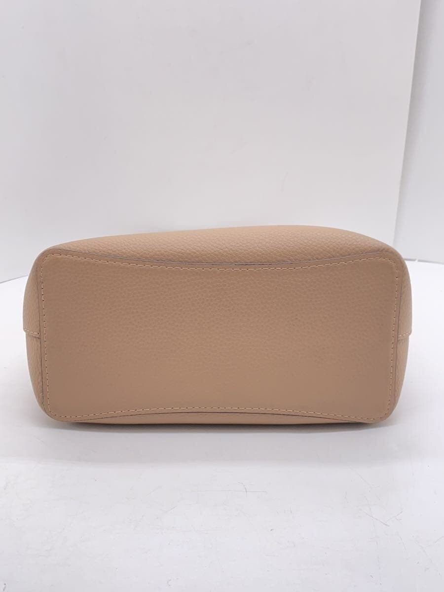 COACH Handbag Leather BEG e2180-1011 4