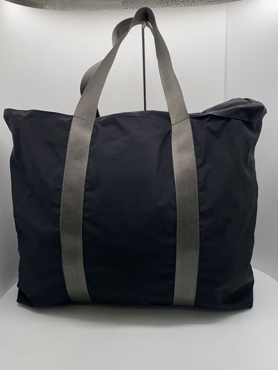 PRADA Tote Bag Polyester BLK Solid 4VA002 3