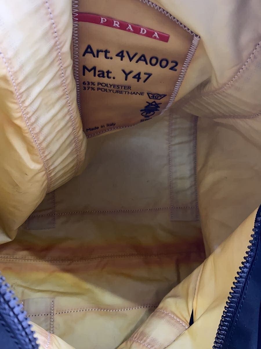 PRADA Tote Bag Polyester BLK Solid 4VA002 6