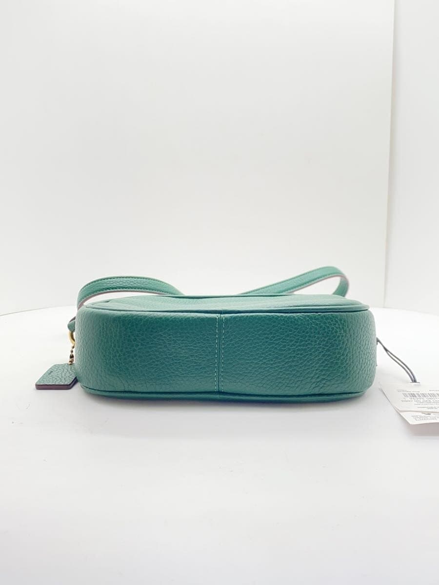 COACH shoulder bag leather GRN 4