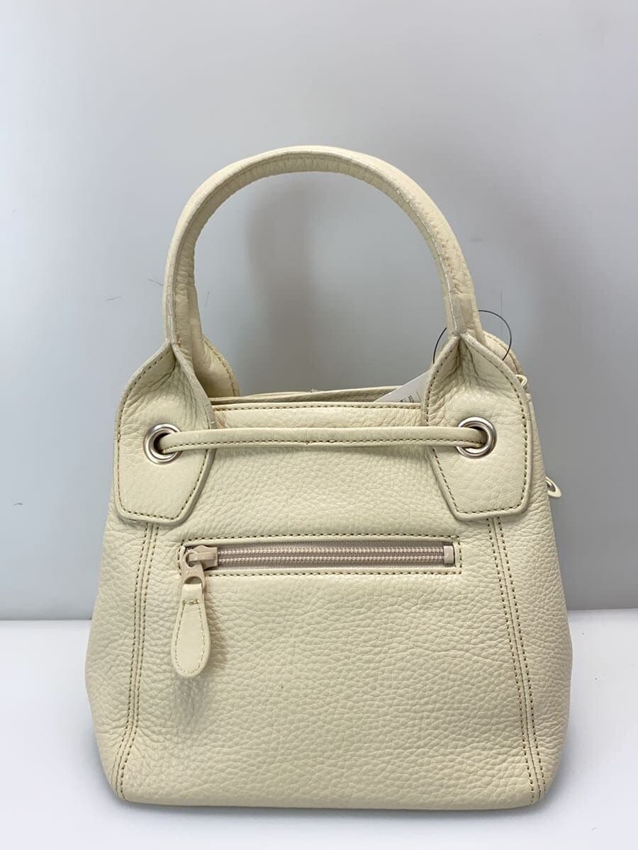 M’S GRACY Handbag Cowhide WHT Solid 574102 3