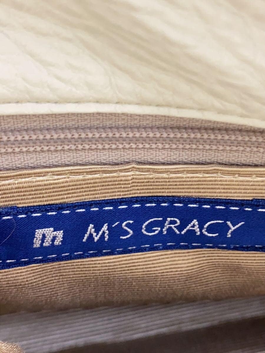 M’S GRACY Handbag Cowhide WHT Solid 574102 5