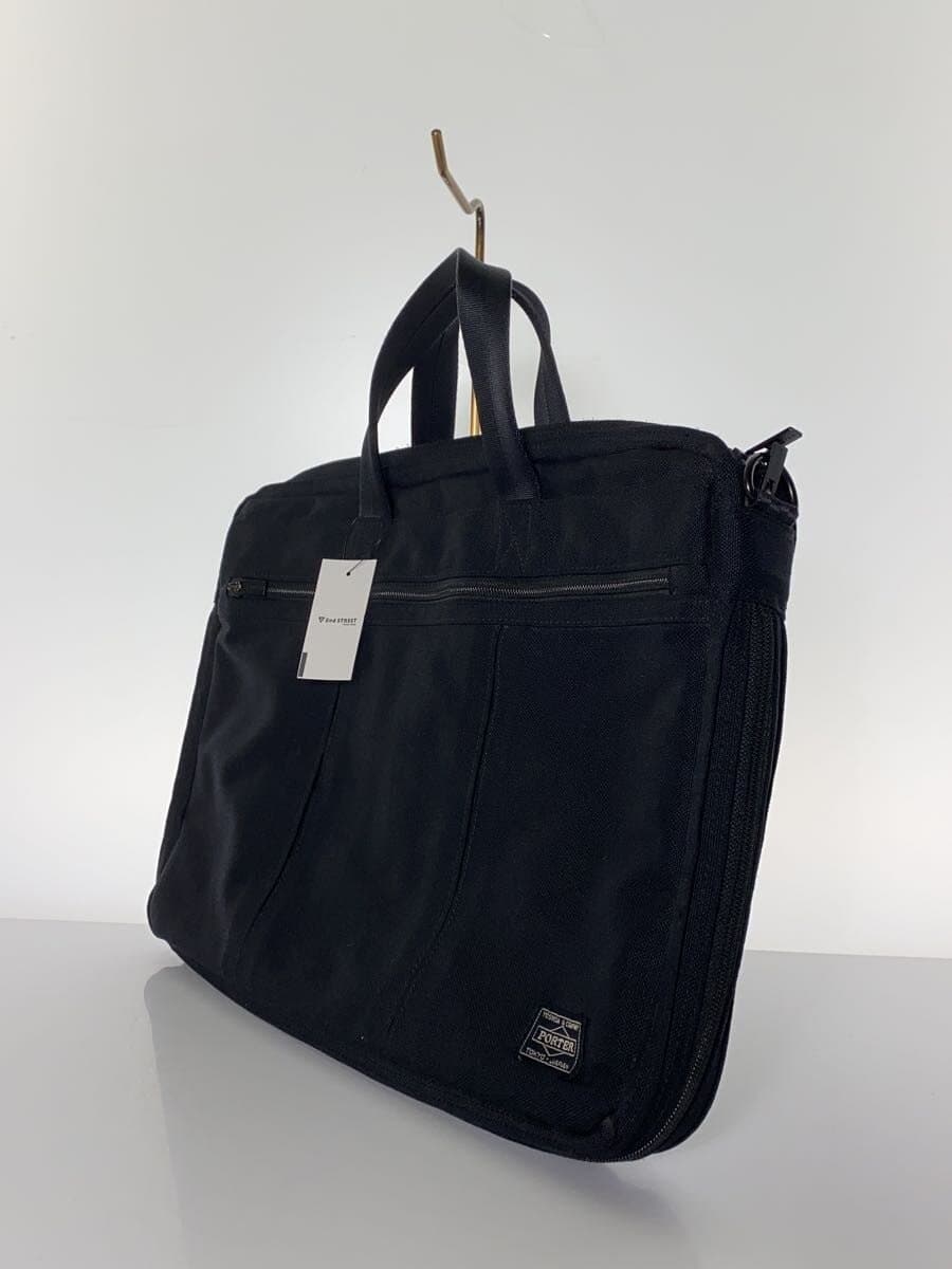PORTER briefcase -- BLK plain 627-17503 2