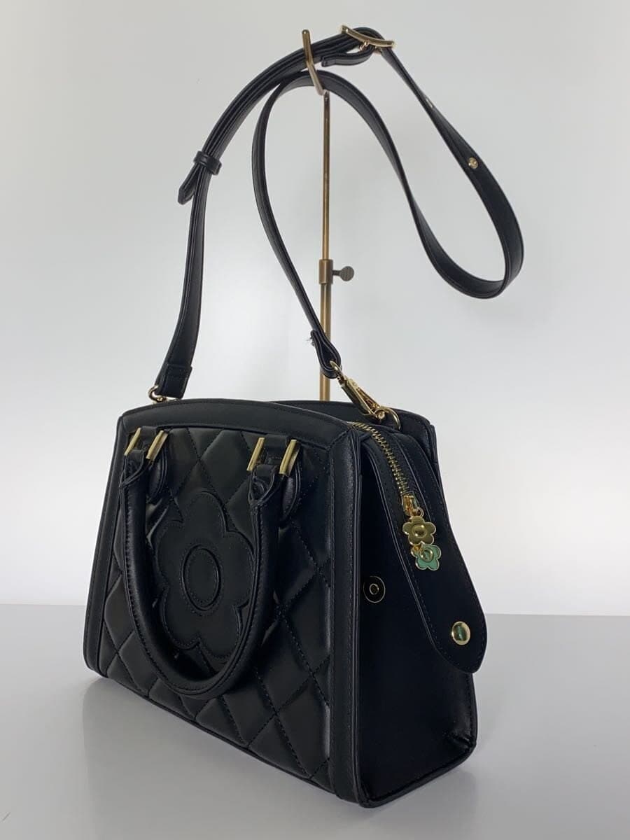 MARY QUANT shoulder bag -- BLK plain 2