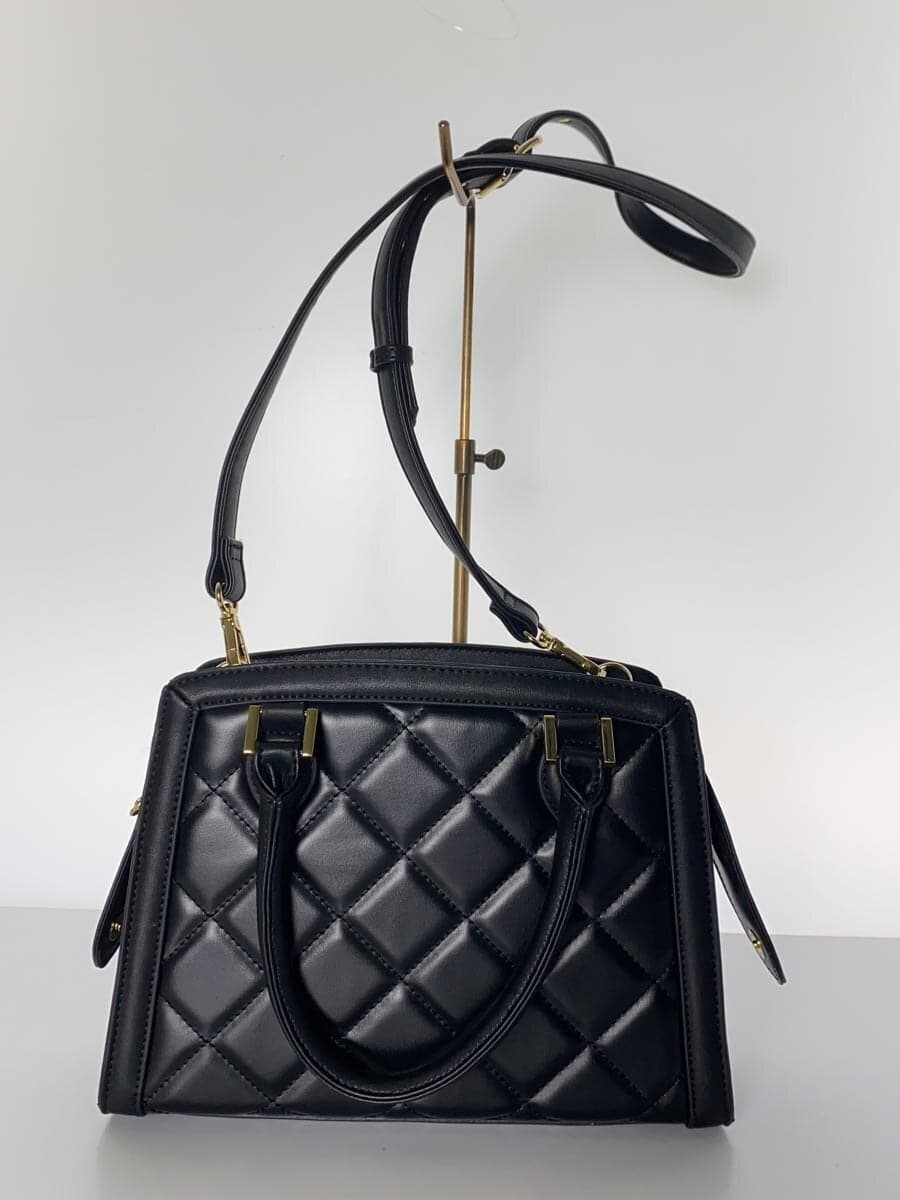 MARY QUANT shoulder bag -- BLK plain 3