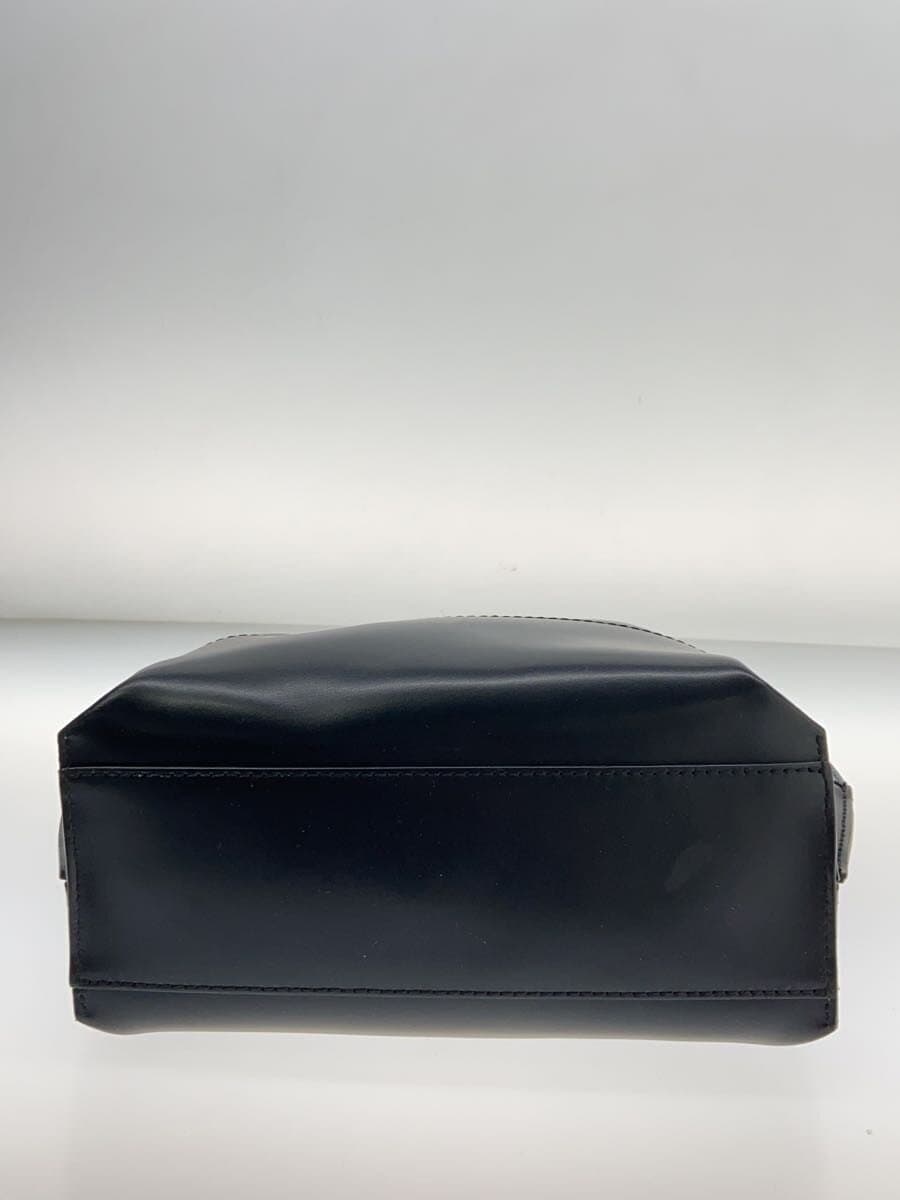 GIANNI CHIARINI Shoulder Bag Leather NVY Solid 4