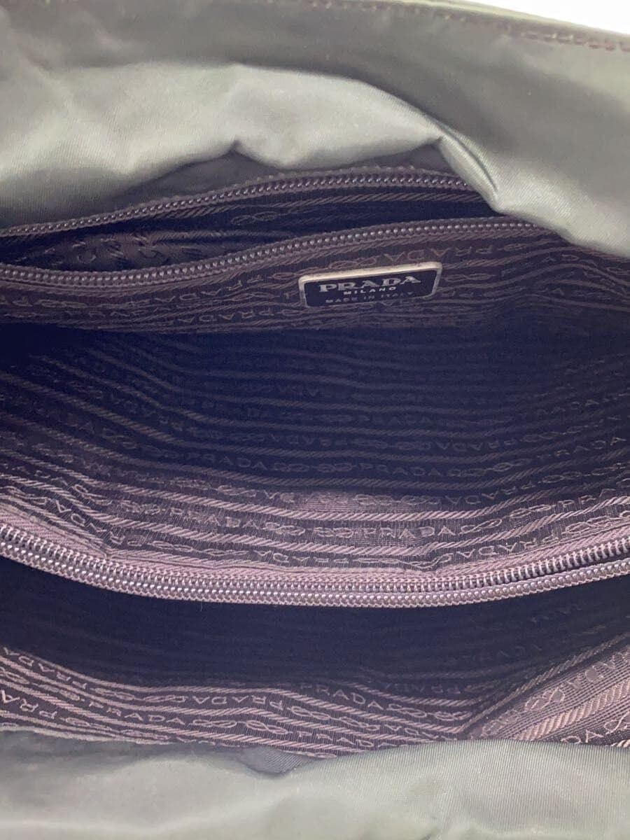 PRADA Tote Bag Nylon GRN Solid 6
