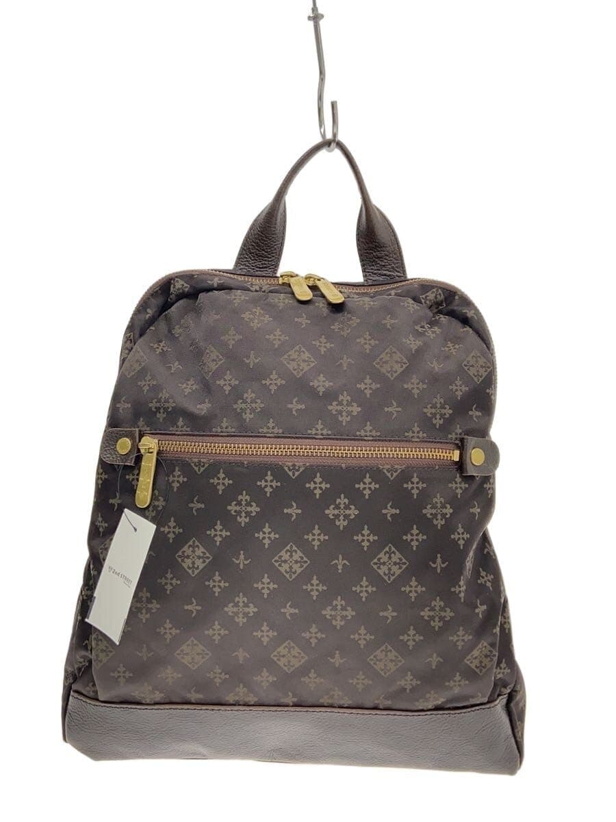 russet Backpack BRW All Over Pattern