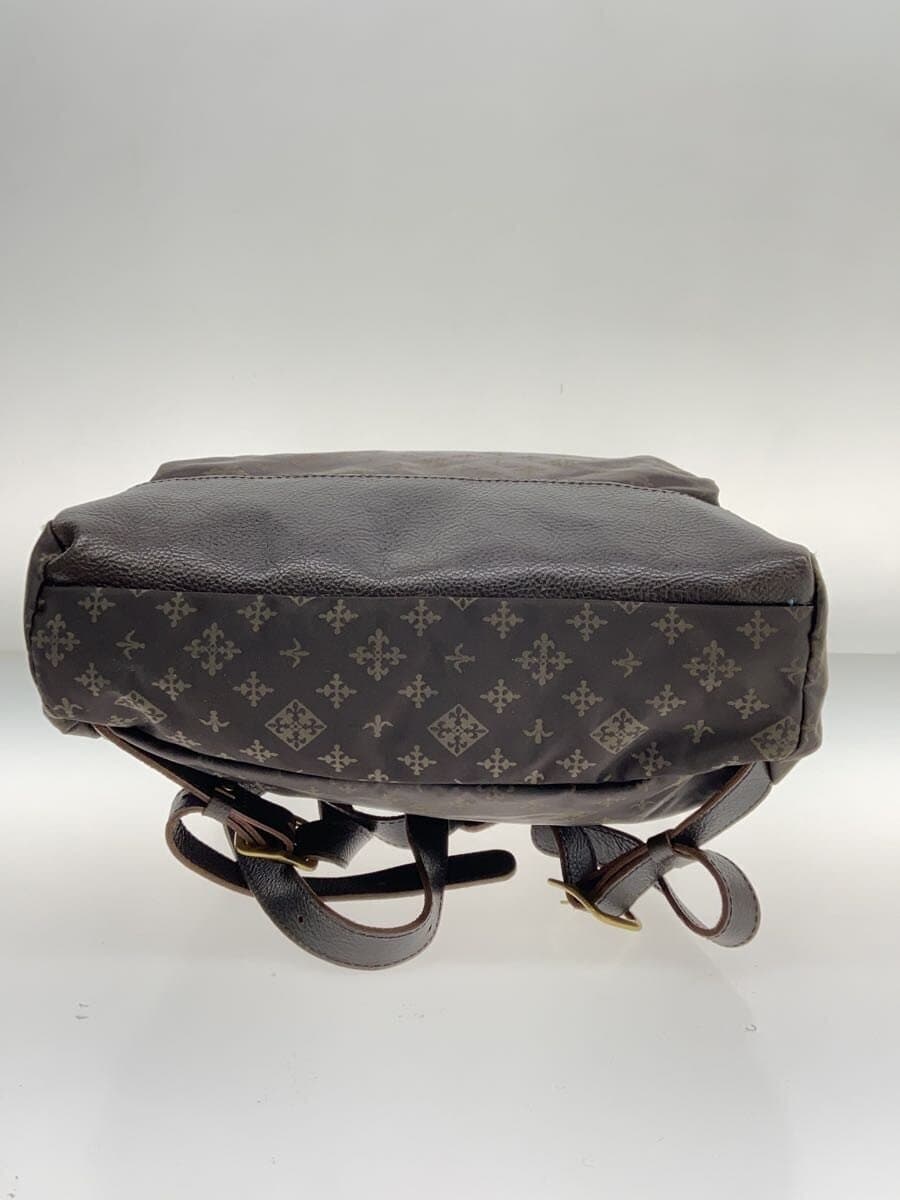 russet Backpack BRW All Over Pattern 4