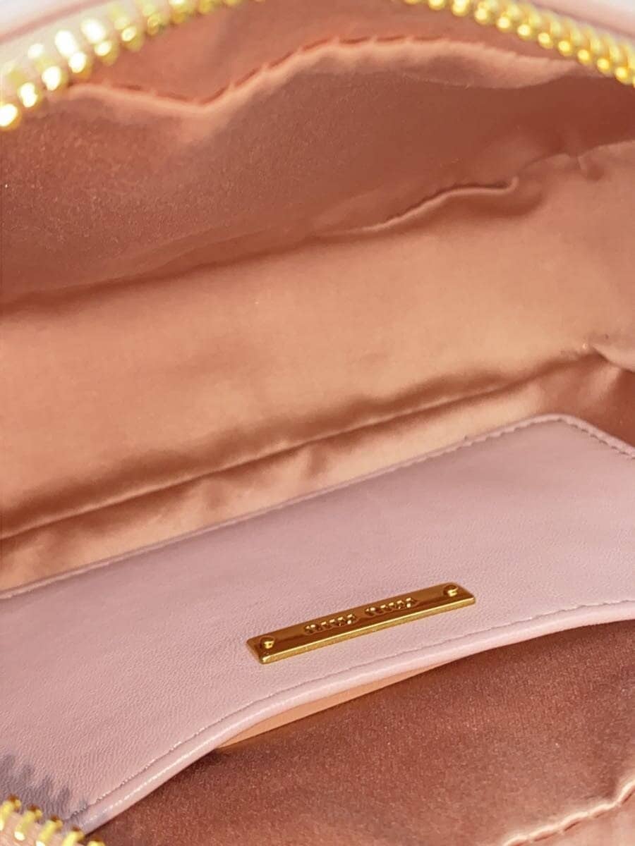 MIU MIU Shoulder Bag Leather PNK Solid 5bh118 6
