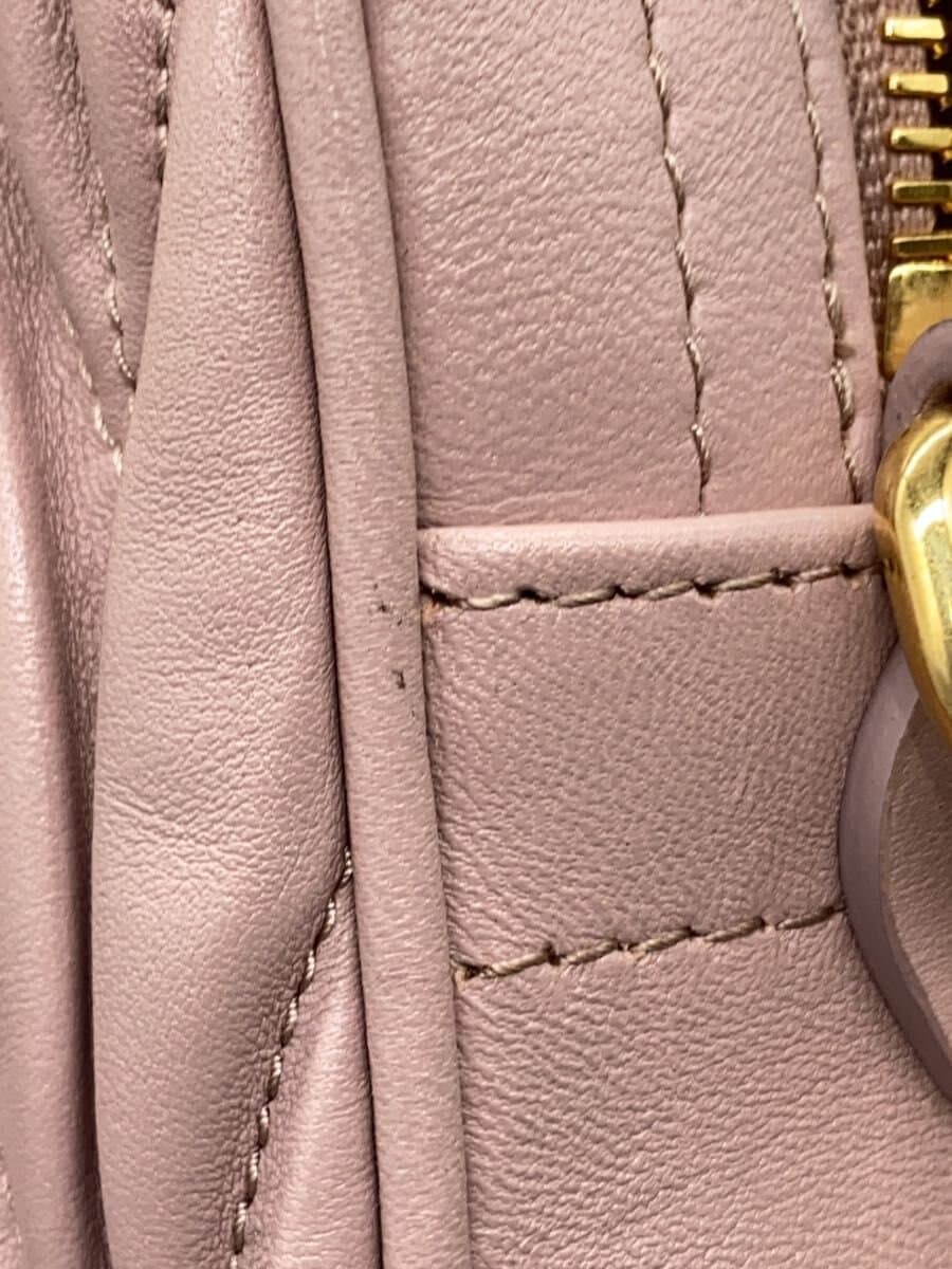 MIU MIU Shoulder Bag Leather PNK Solid 5bh118 7