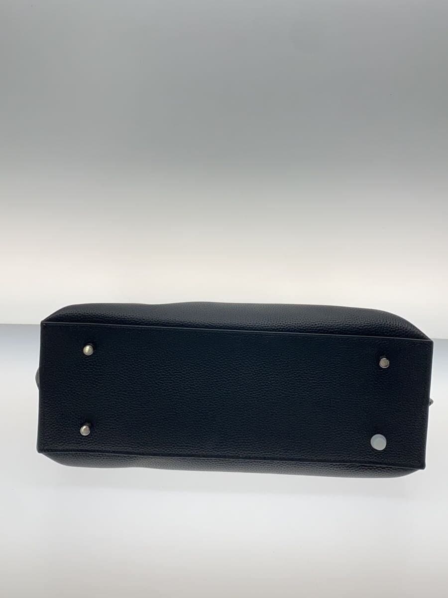 JISTORY Tote Bag Leather BLK Solid 4