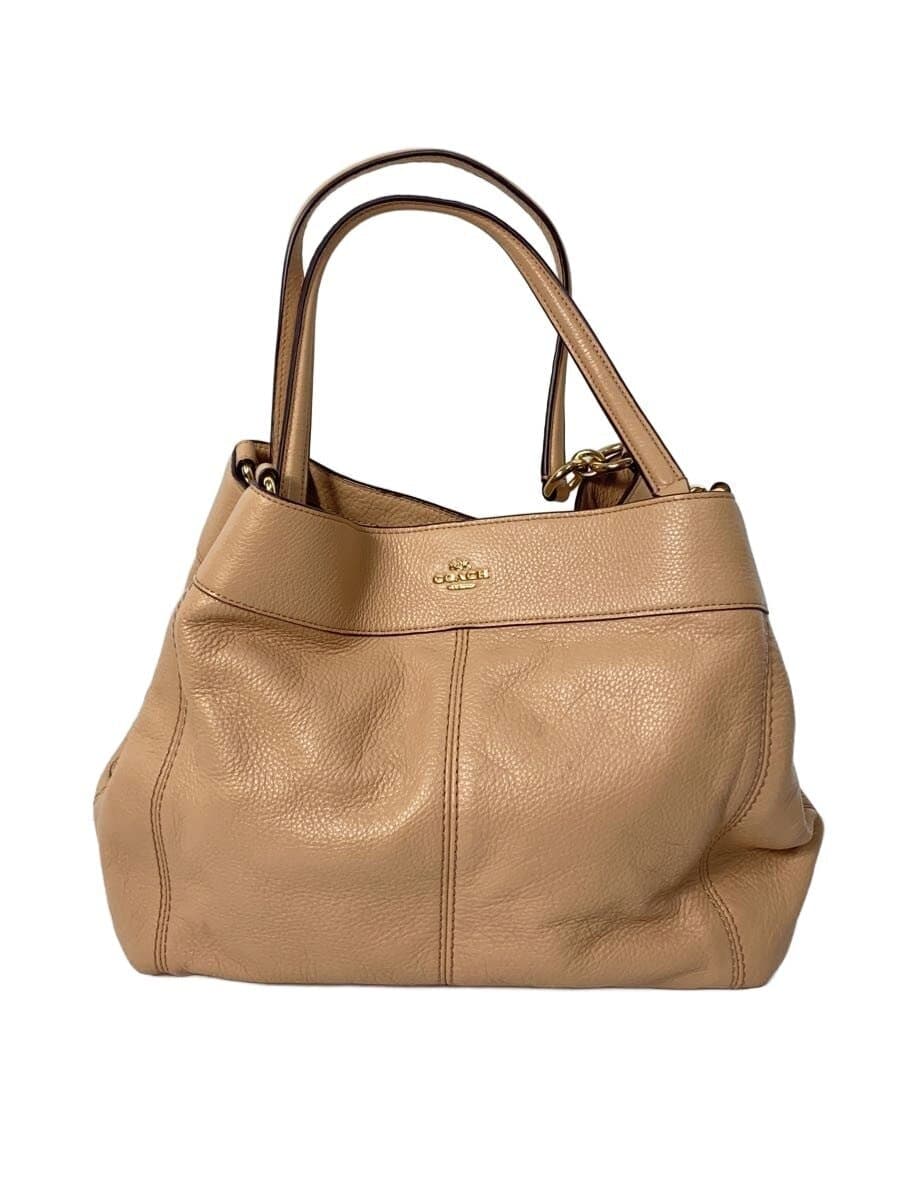 COACH handbag leather PNK F57545