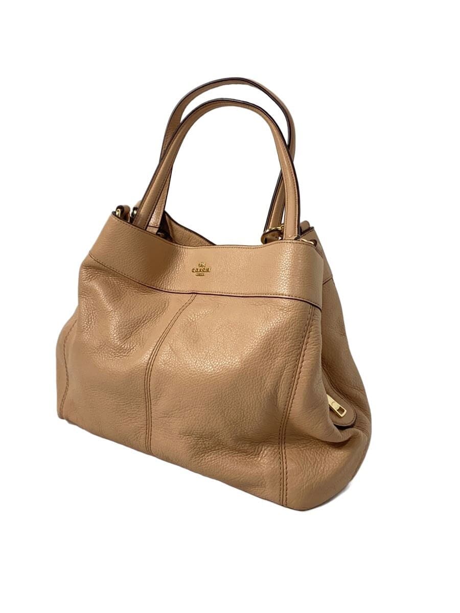 COACH handbag leather PNK F57545 2