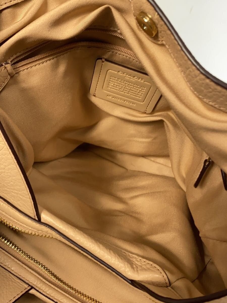 COACH handbag leather PNK F57545 6