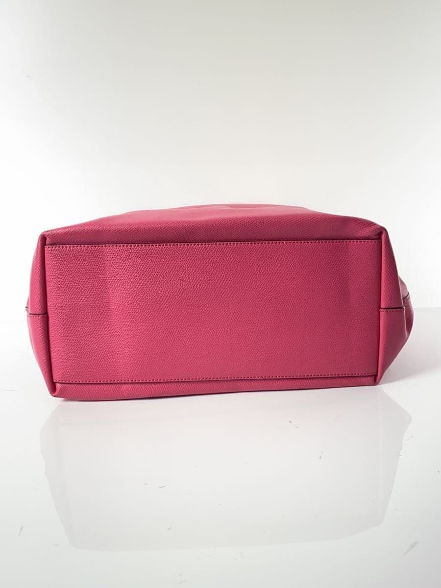 COACH Tote Bag Leather PNK Floral 4