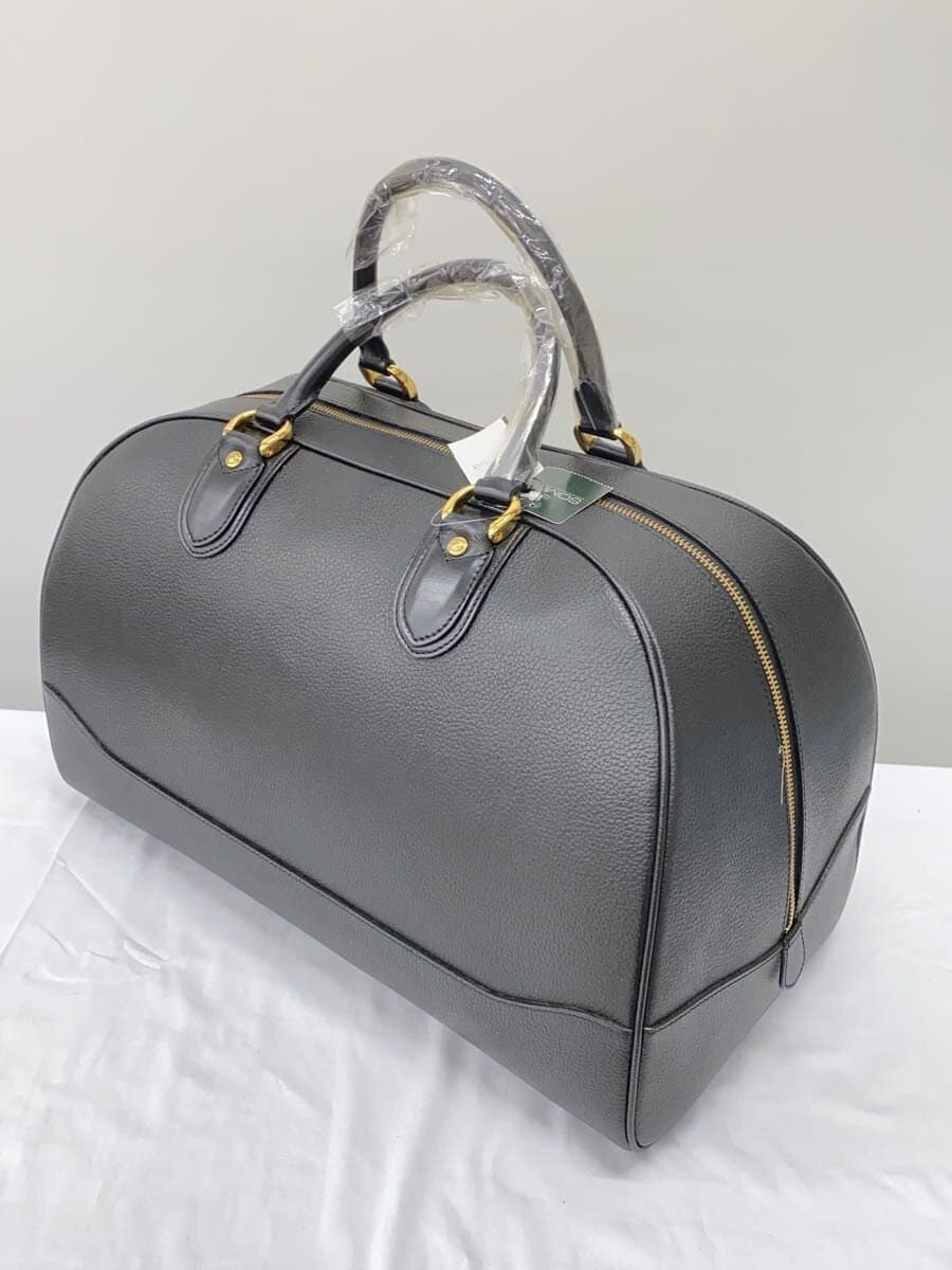 SOMES SADDLE Boston Bag Leather BLK Black 2