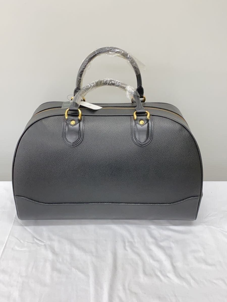 SOMES SADDLE Boston Bag Leather BLK Black 3