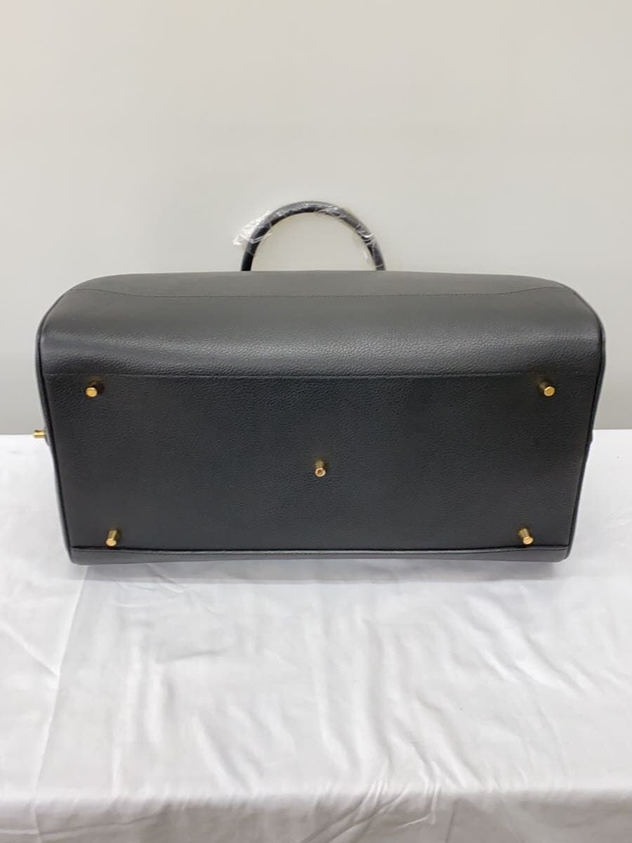 SOMES SADDLE Boston Bag Leather BLK Black 4