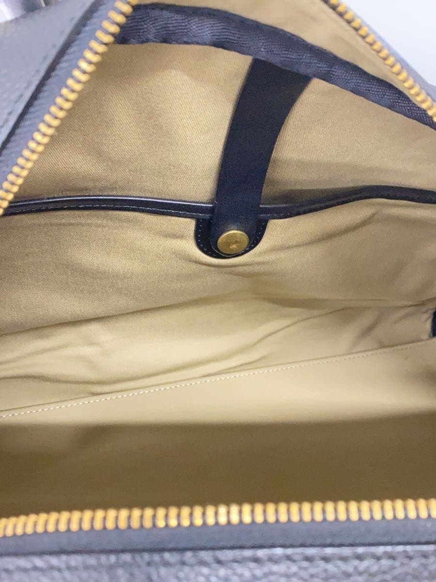 SOMES SADDLE Boston Bag Leather BLK Black 7