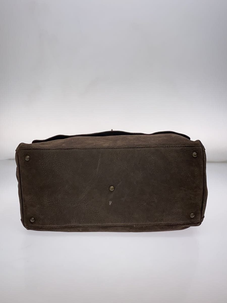 ZANELLATO Shoulder Bag Leather BRW Solid 4