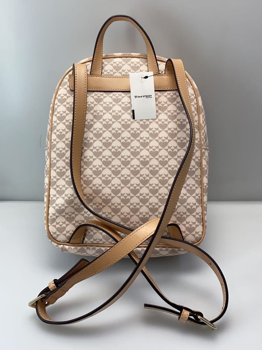kate spade new york Backpack Cowhide WHT All Over Pattern WKRU5330 3