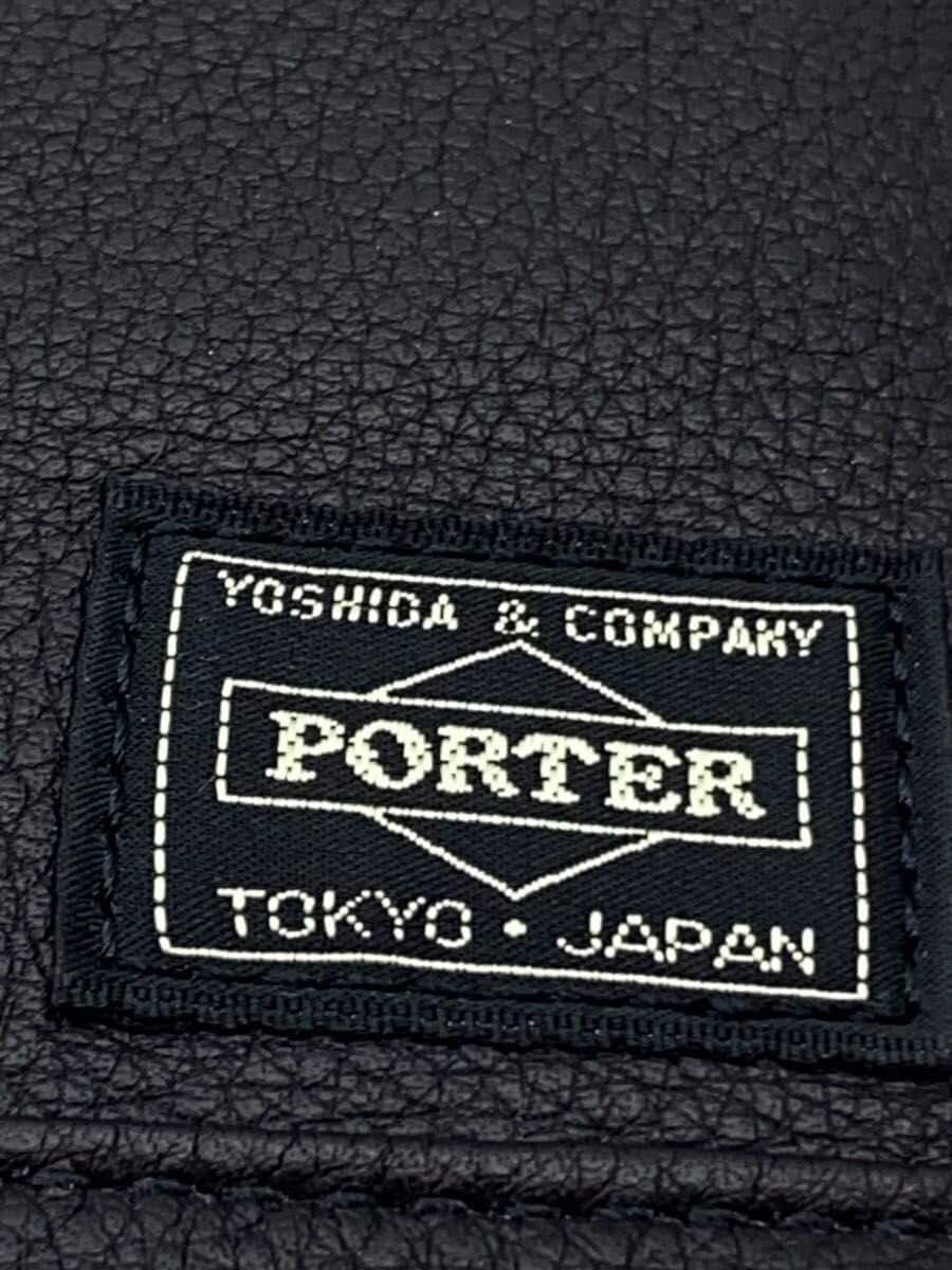 PORTER Backpack Leather BLK Solid 023-01082 ALOOF 5