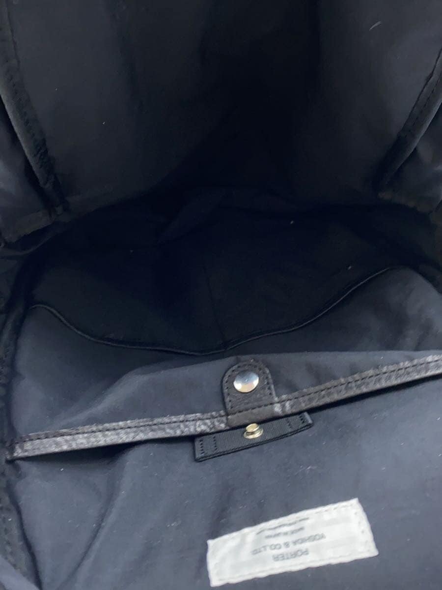 PORTER Backpack Leather BLK Solid 023-01082 ALOOF 6