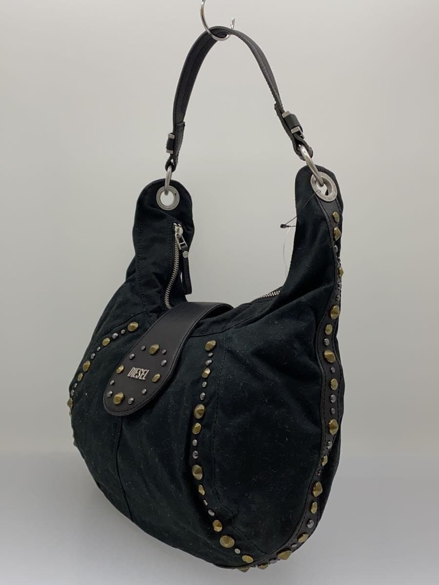 DIESEL shoulder bag canvas BLK 2