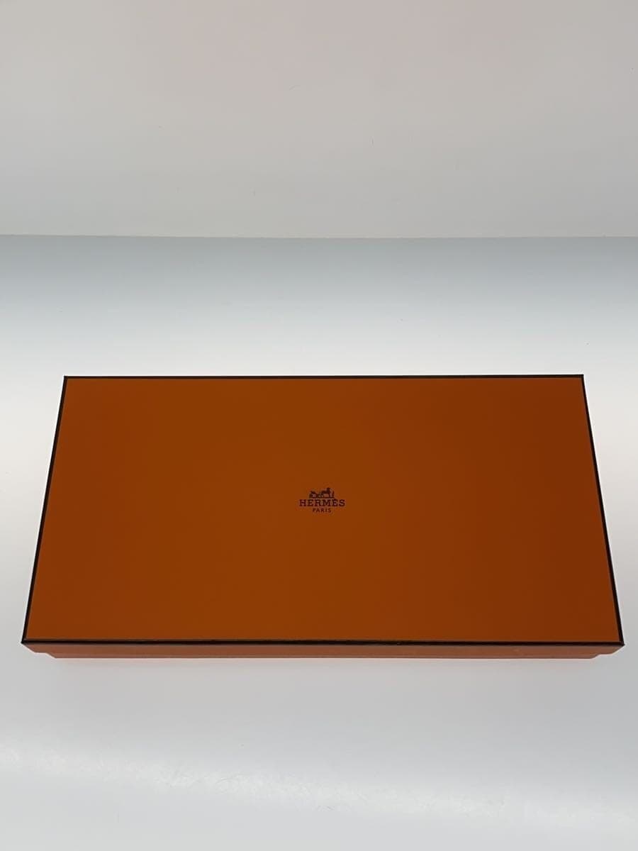 HERMES Yachting Pouch Flat Pouch Canvas RED 7