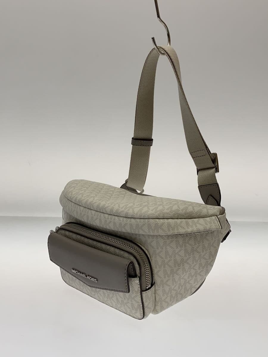 MICHAEL KORS Signature S Ring Bag Shoulder Bag Leather WHT 35H3S5MN7B 2