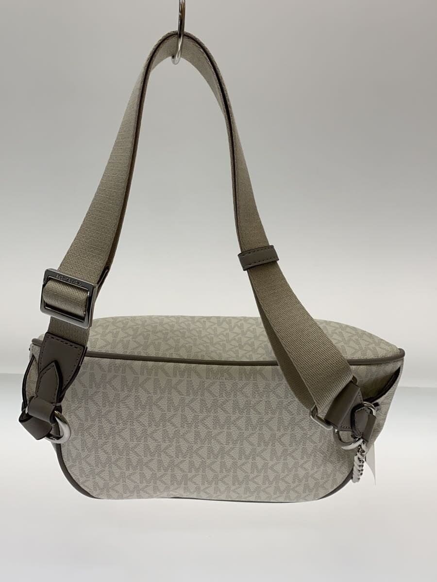 MICHAEL KORS Signature S Ring Bag Shoulder Bag Leather WHT 35H3S5MN7B 3