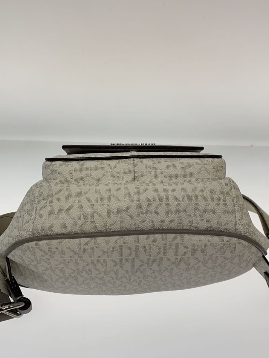 MICHAEL KORS Signature S Ring Bag Shoulder Bag Leather WHT 35H3S5MN7B 4