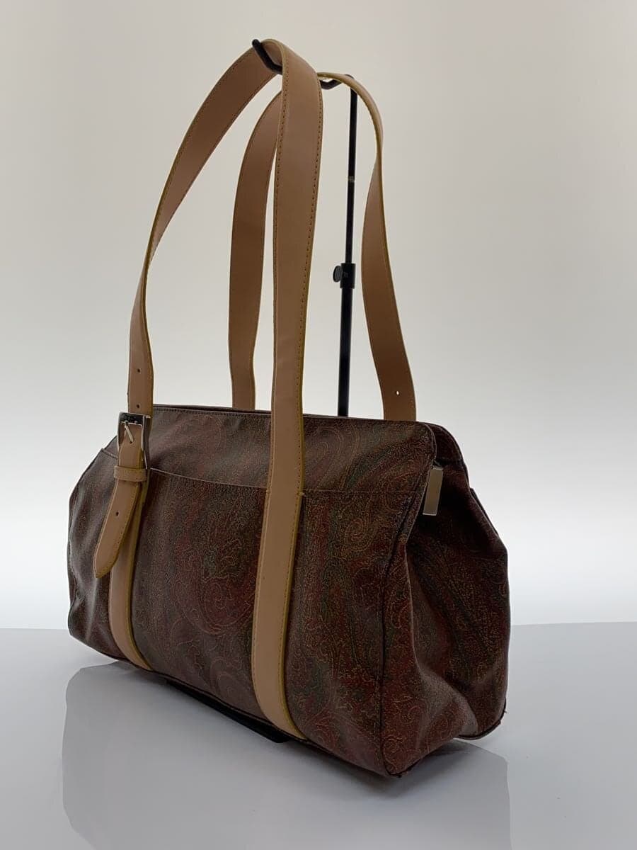 ETRO Handbag Paisley Leather BRW All Over Pattern 2