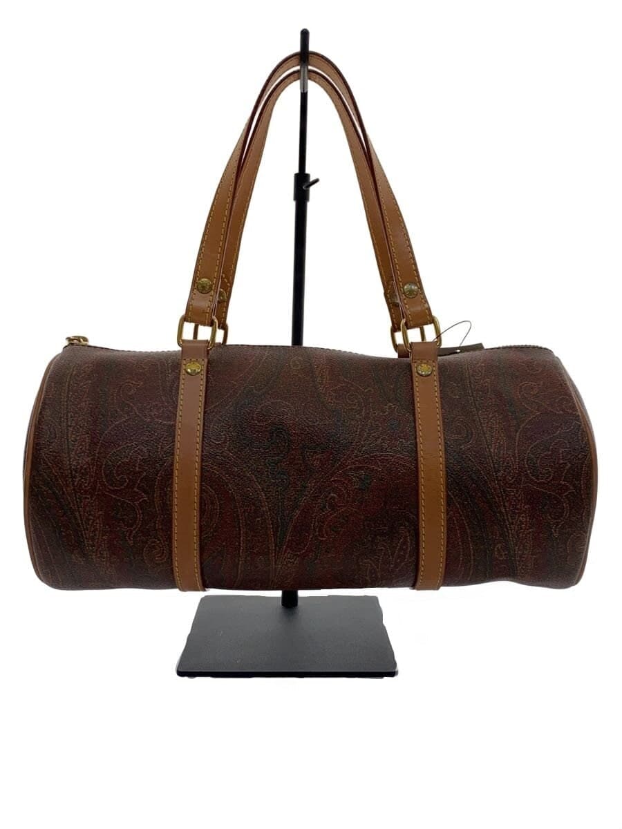 ETRO Mi Boston Bag Paisley Leather BRD All Over Pattern