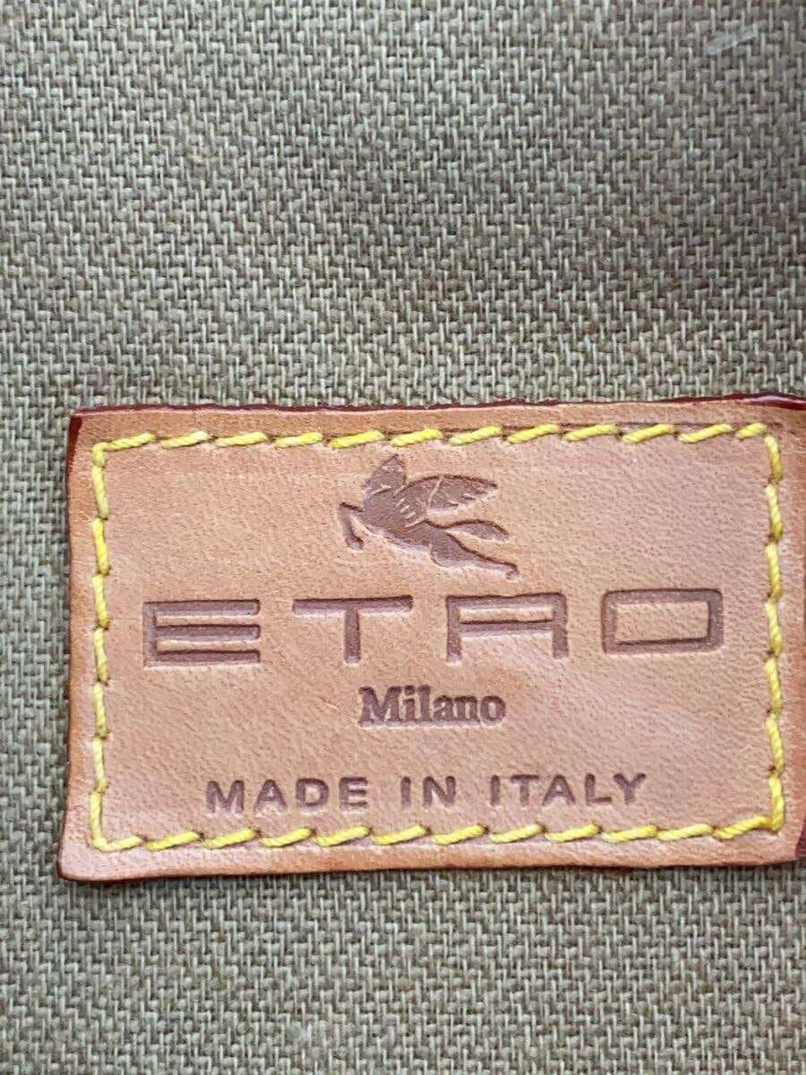 ETRO Mi Boston Bag Paisley Leather BRD All Over Pattern 5