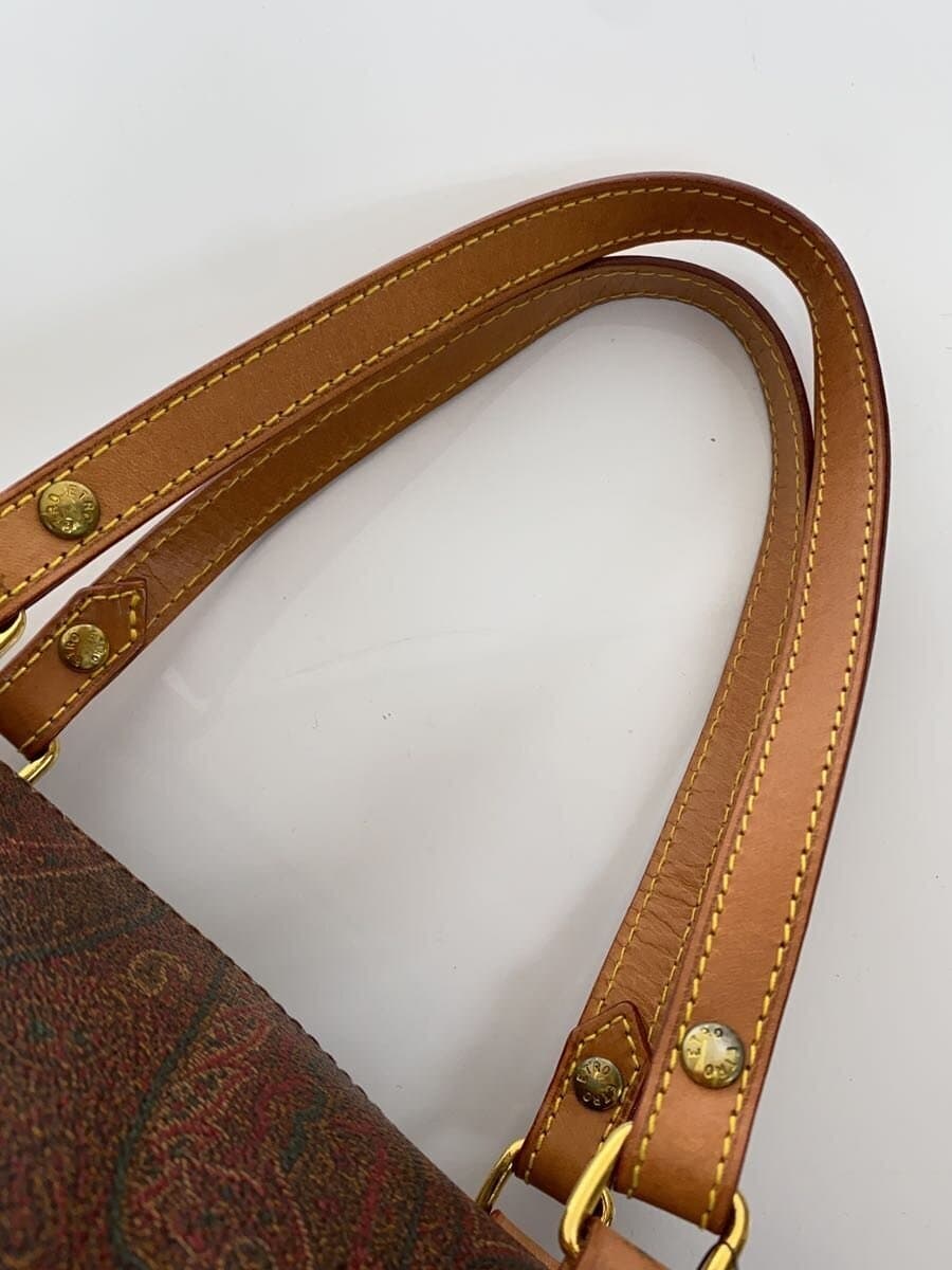 ETRO Mi Boston Bag Paisley Leather BRD All Over Pattern 7