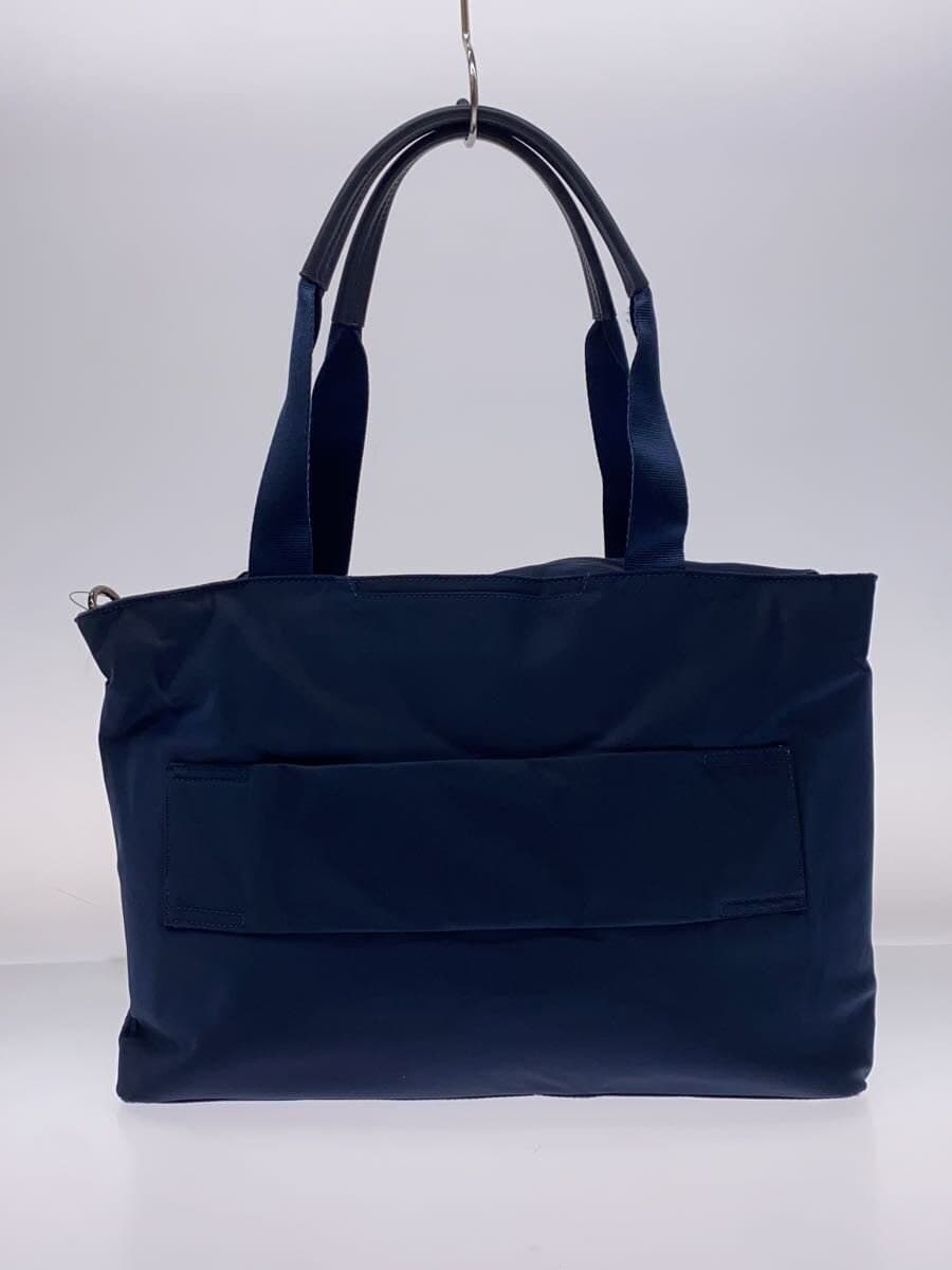 TUMIVOYAGEUR MAUREN 2-Way Tote Bag Navy T252 Inside With Stain 3