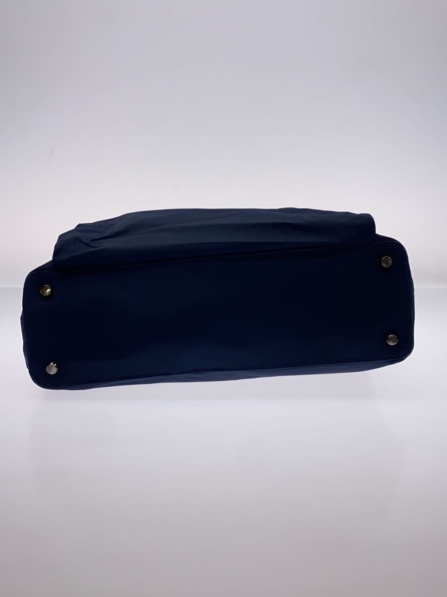 TUMIVOYAGEUR MAUREN 2-Way Tote Bag Navy T252 Inside With Stain 4