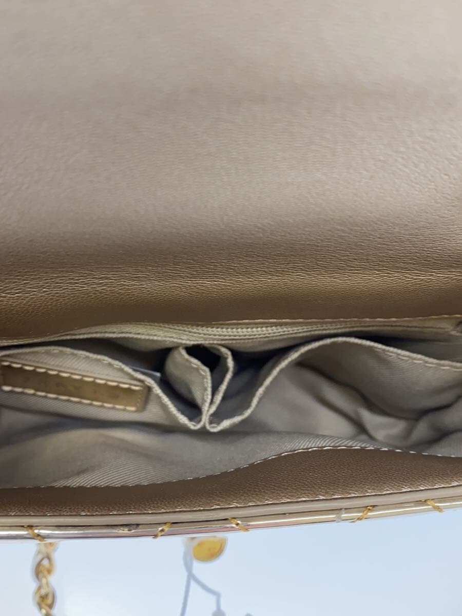 FRAY I.D25AW Metallic Chain Bag Faux Leather Gold FWGB255314 6