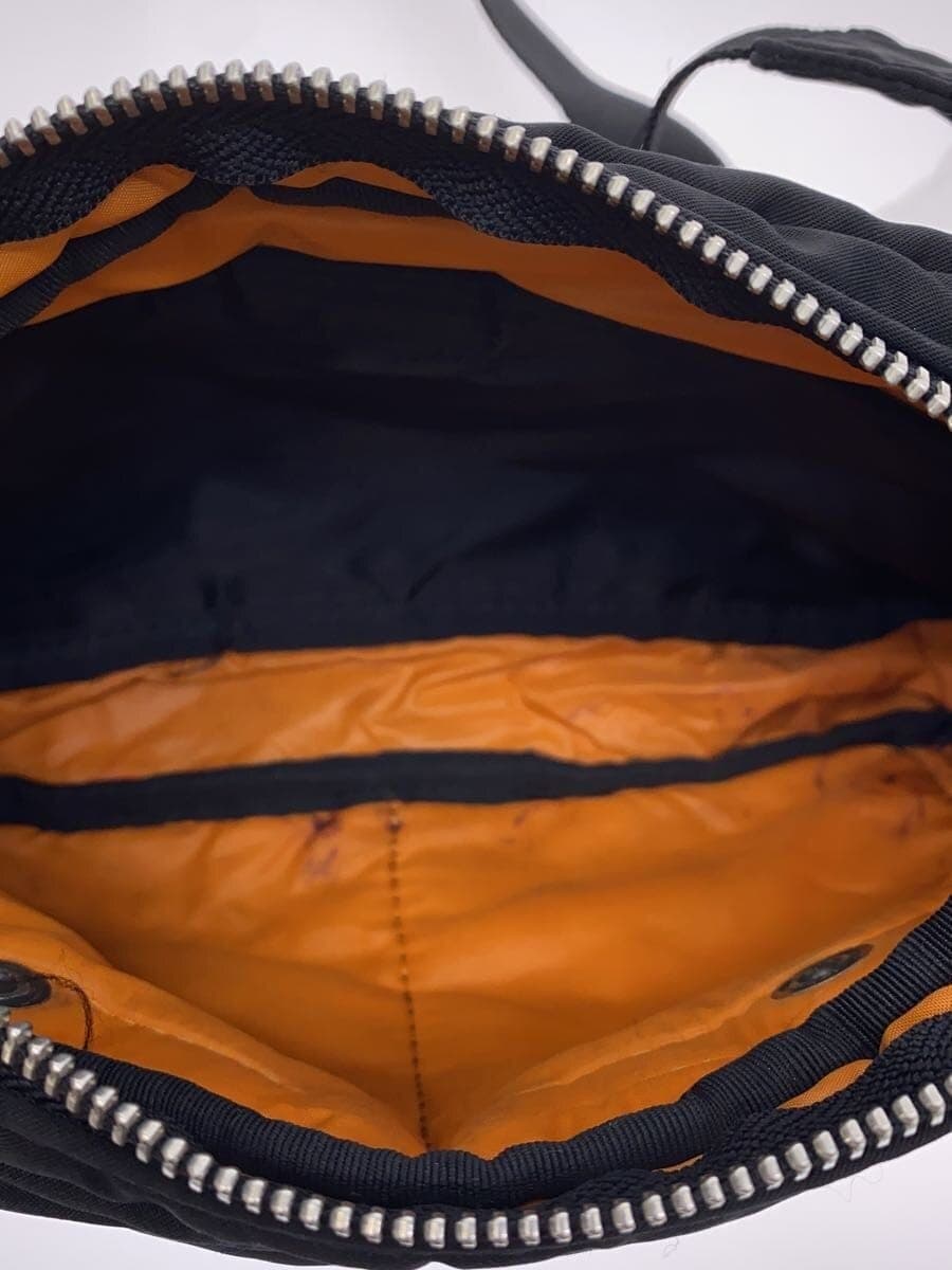 PORTERTANKER Shoulder Bag Nylon Black Inside With Stain 6