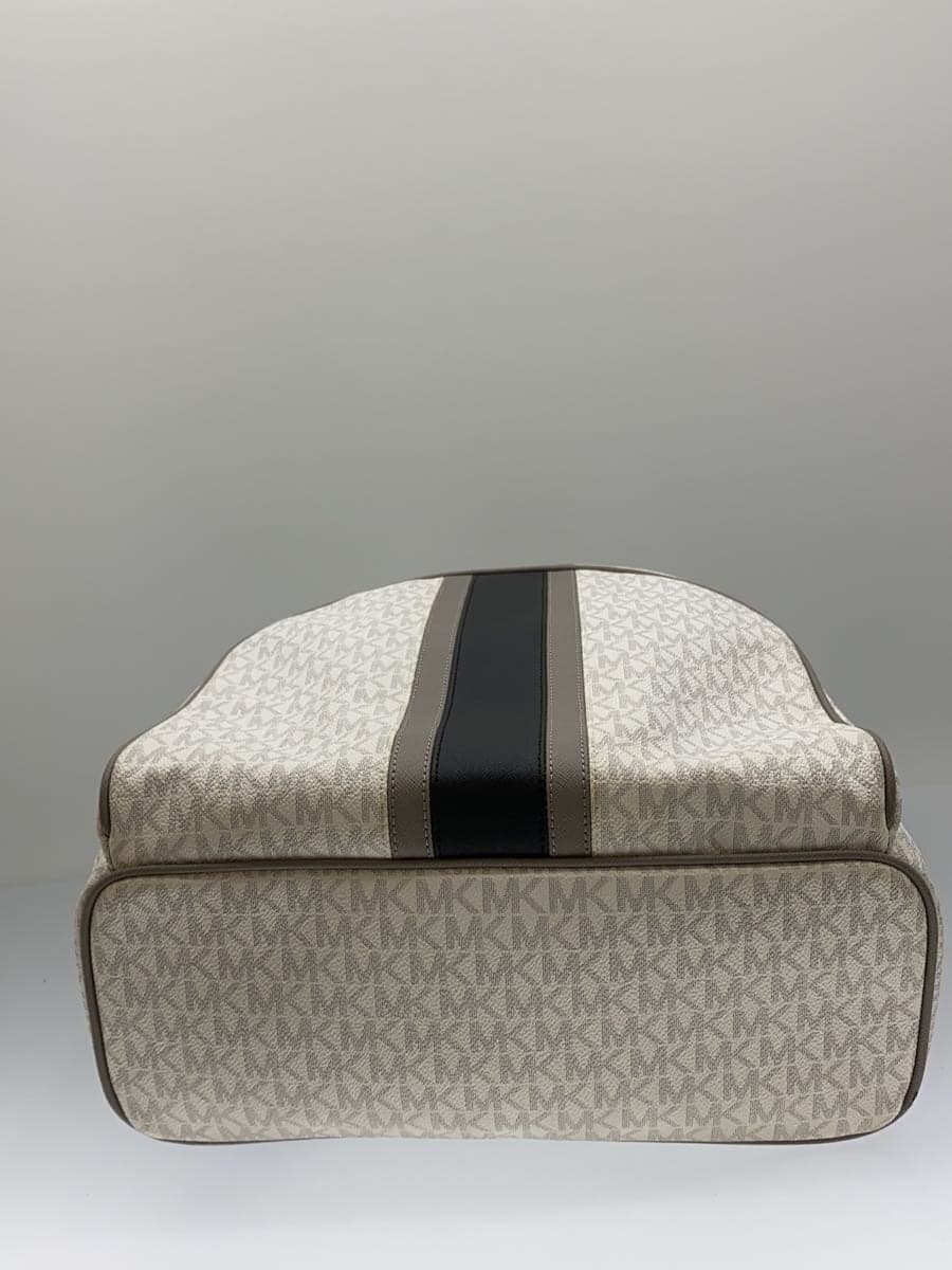 MICHAEL KORS Backpack MK Pattern PVC White Allover Pattern 35S9SAYB7B 4