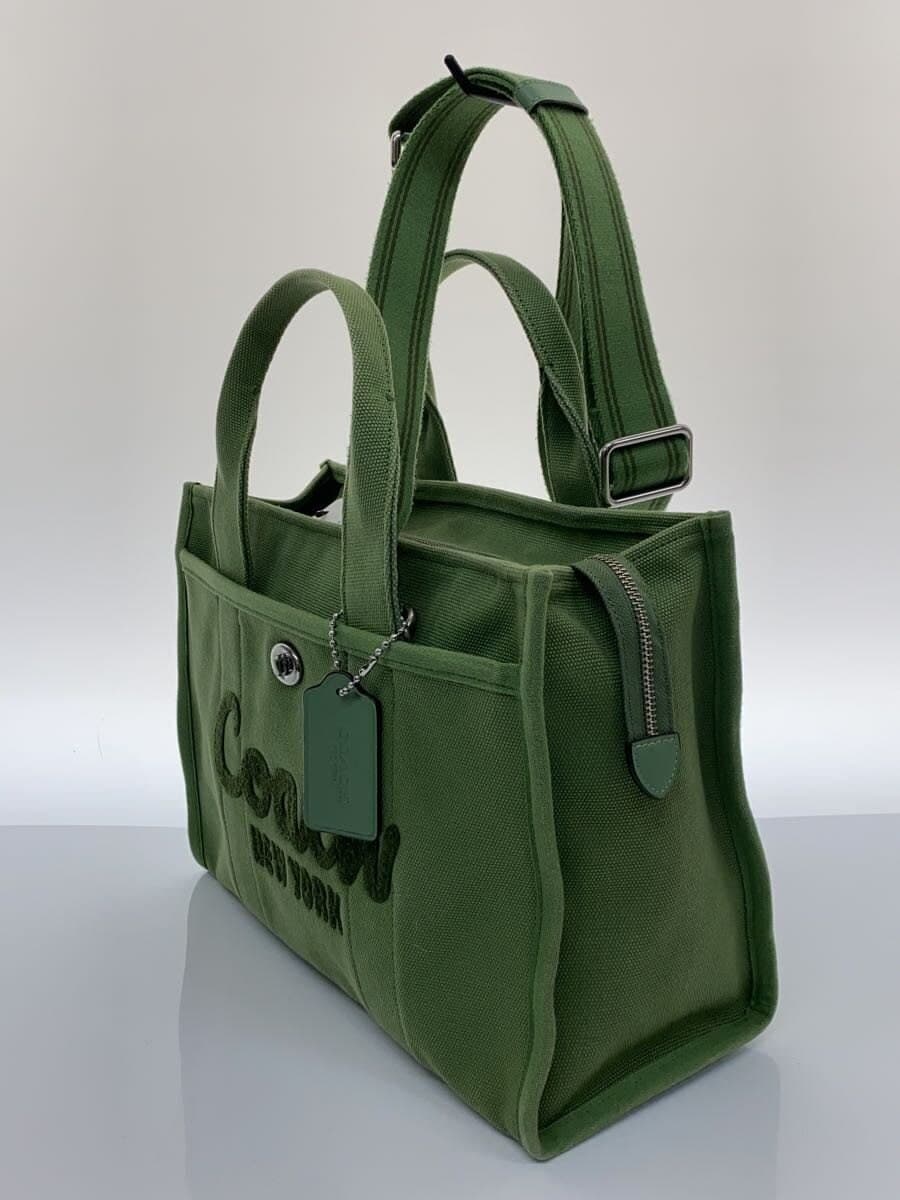 COACH Cargo Tote Canvas GRN CP158 2