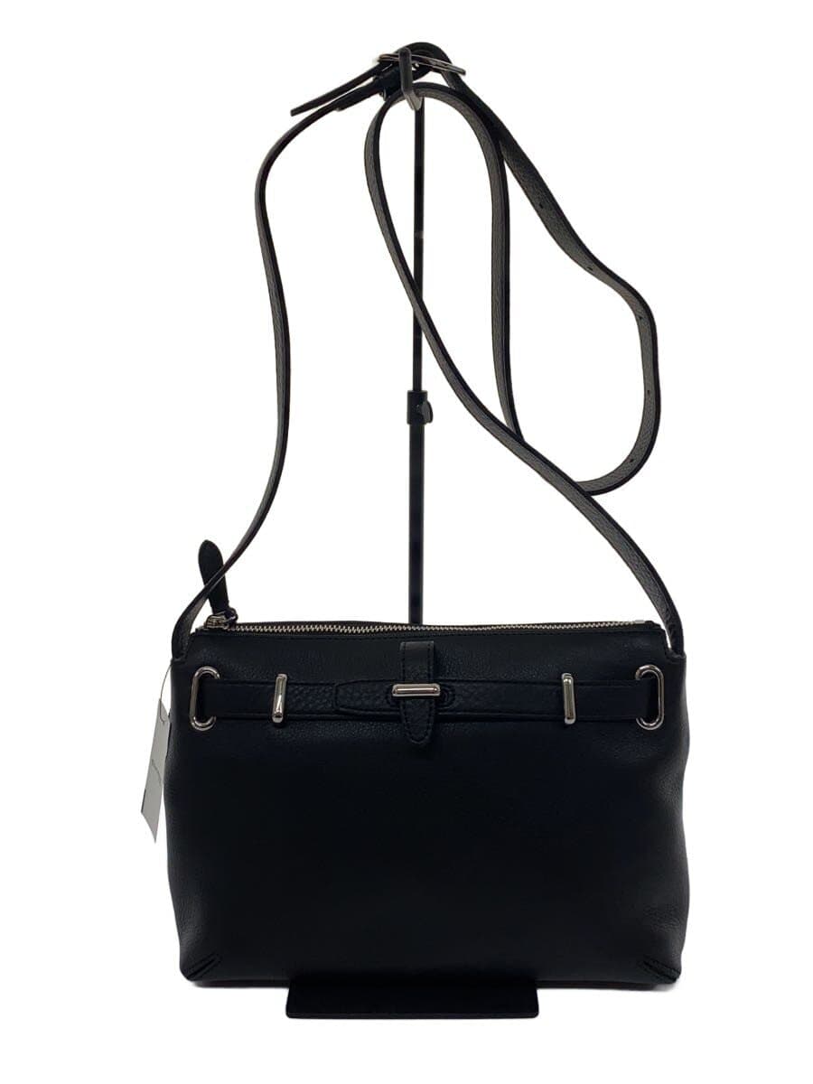 PELLE MORBIDA Shoulder Bag Cowhide Black PMO-MB081
