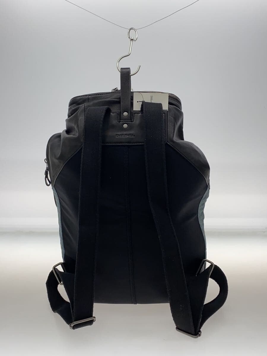 DIESEL M-MOHICANEYE BACK Denim × Leather × Canvas Denim BLU X05313 3